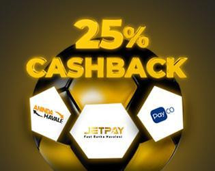 %25 Cashback Bonusu